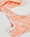 Bikini fille en maille avec imprimé en relief