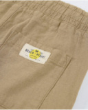 Bermuda garçon en tissu tissé avec taille élastique