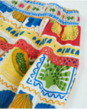 Jupe fille en maille avec rubans décoratifs