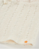 Short fille en maille avec tricot ajouré