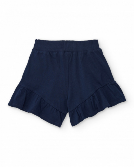 Ensemble fille en maille avec imprimé moucheté