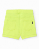 Ensemble fille en maille avec palmier sur le côté