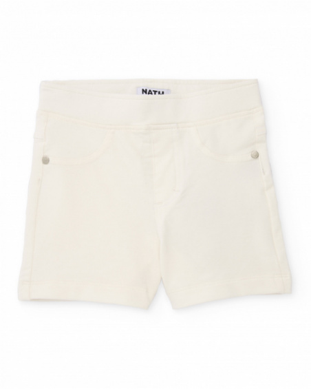 Ensemble fille en maille avec manches bouffantes