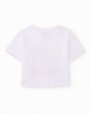 Ensemble fille en maille d’inspiration tropicale