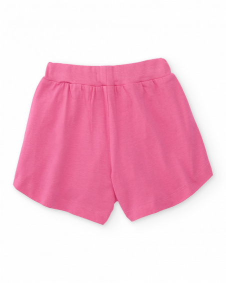 Ensemble fille en maille d’inspiration tropicale