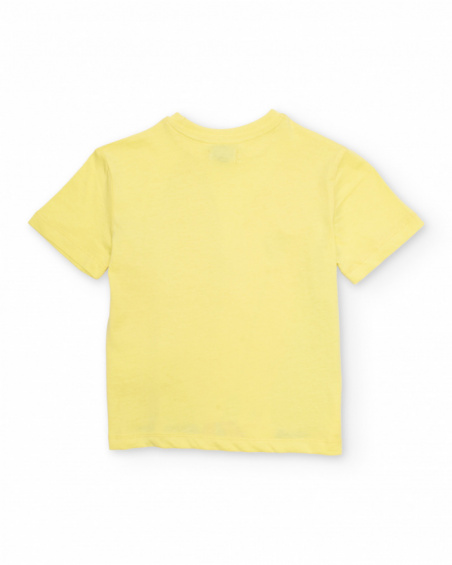 T-shirt garçon en maille avec planches de surf