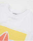 T-shirt garçon en maille avec graphique de planche de surf