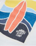 T-shirt garçon en maille avec graphique de planche de surf