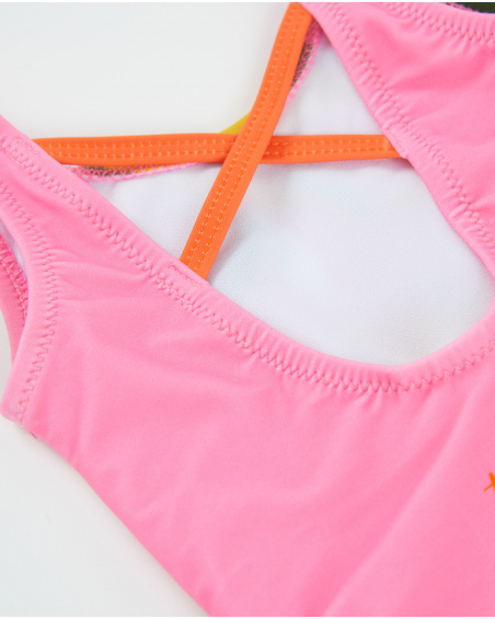 Maillot de bain fille en maille avec nœuds sur les côtés | tuc tuc