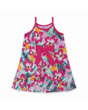 VESTIDO PUNTO TIRANTES Y FLORES NIÑA ROSA LOVE SAUVAGE VESTIDO PUNTO TIRANTES Y FLORES NIÑA ROSA LOVE SAUVAGE