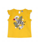 CAMISETA PUNTO CEBRA NIÑA AMARILLA ZANZIBAR CAMISETA PUNTO CEBRA NIÑA AMARILLA ZANZIBAR