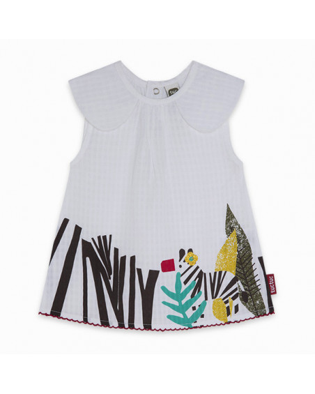 BLUSA POPELÍN CUELLOS NIÑA BLANCA ZANZIBAR BLUSA POPELÍN CUELLOS NIÑA BLANCA ZANZIBAR