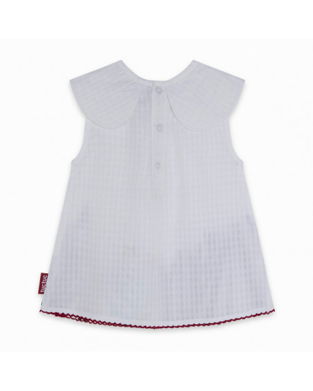 BLUSA POPELÍN CUELLOS NIÑA BLANCA ZANZIBAR BLUSA POPELÍN CUELLOS NIÑA BLANCA ZANZIBAR