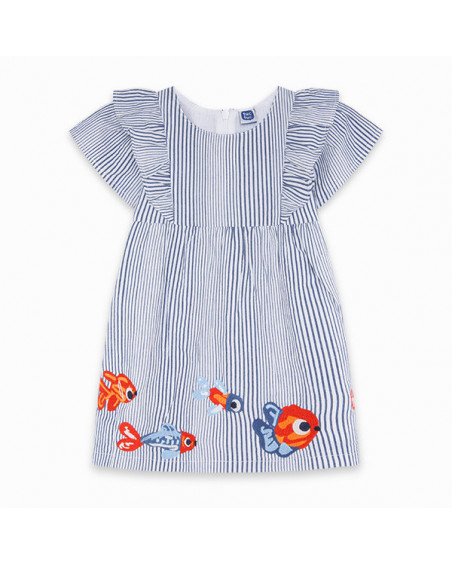 VESTIDO PLANA FANTASÍA MANGAS VOLANTES NIÑA BLANCO KAMOGAWA VESTIDO PLANA FANTASÍA MANGAS VOLANTES NIÑA BLANCO KAMOGAWA