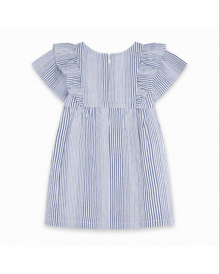 VESTIDO PLANA FANTASÍA MANGAS VOLANTES NIÑA BLANCO KAMOGAWA VESTIDO PLANA FANTASÍA MANGAS VOLANTES NIÑA BLANCO KAMOGAWA