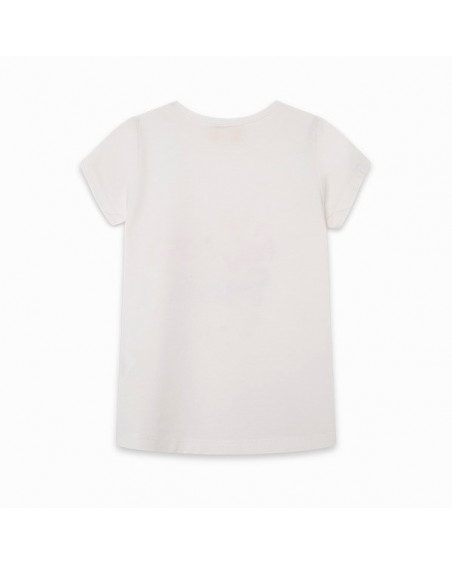 CAMISETA PUNTO MENSAJE NIÑA BEIGE LOVE THE SUN CAMISETA PUNTO MENSAJE NIÑA BEIGE LOVE THE SUN