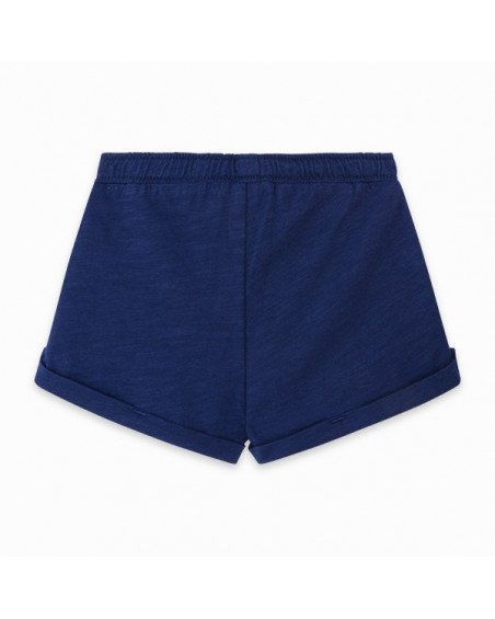SHORT PUNTO ESTRELLA NIÑA AZUL BASICOS BABY SHORT PUNTO ESTRELLA NIÑA AZUL BASICOS BABY