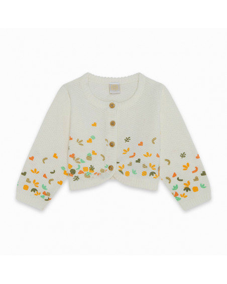 CHAQUETA TRICOT BOTONES NIÑA BEIGE SAVANNA CHAQUETA TRICOT BOTONES NIÑA BEIGE SAVANNA