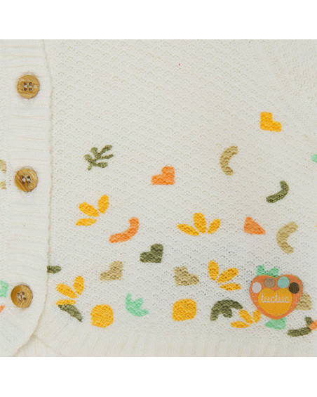 CHAQUETA TRICOT BOTONES NIÑA BEIGE SAVANNA CHAQUETA TRICOT BOTONES NIÑA BEIGE SAVANNA