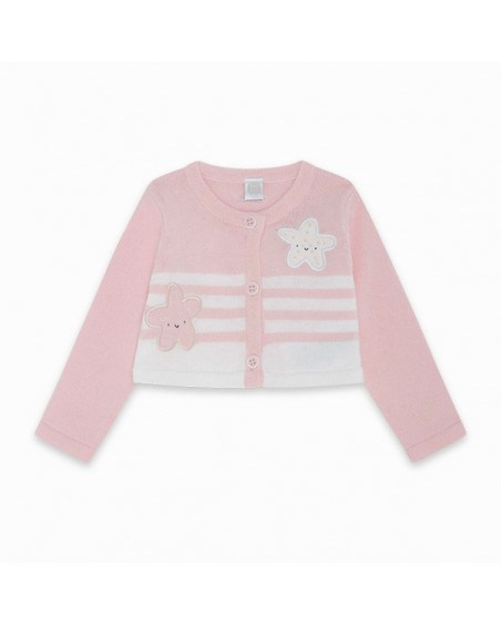 CHAQUETA TRICOT BOTONES NIÑA ROSA SMOOTH SAILING CHAQUETA TRICOT BOTONES NIÑA ROSA SMOOTH SAILING
