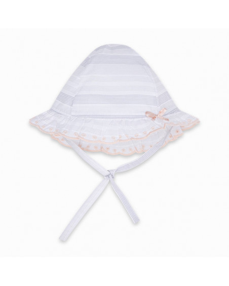 GORRO POPELÍN LAZO NIÑA BLANCO SMOOTH SAILING GORRO POPELÍN LAZO NIÑA BLANCO SMOOTH SAILING