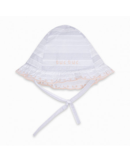 GORRO POPELÍN LAZO NIÑA BLANCO SMOOTH SAILING GORRO POPELÍN LAZO NIÑA BLANCO SMOOTH SAILING
