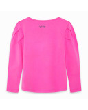 CAMISETA PUNTO MANGA LARGA FLOR NIÑA ROSA PARAISO CAMISETA PUNTO MANGA LARGA FLOR NIÑA ROSA PARAISO