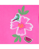 CAMISETA PUNTO MANGA LARGA FLOR NIÑA ROSA PARAISO CAMISETA PUNTO MANGA LARGA FLOR NIÑA ROSA PARAISO