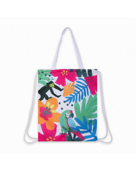 BOLSO LONETA FLORES NIÑA VERDE PARAISO BOLSO LONETA FLORES NIÑA VERDE PARAISO