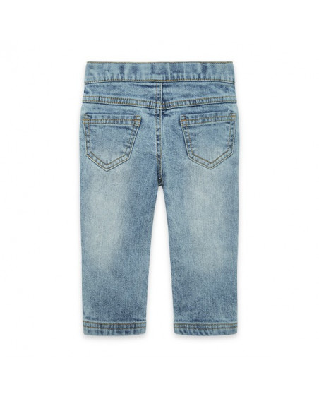 Pantalon en jeans lacets garçon bleu basicos kids Pantalon en jeans lacets garçon bleu basicos kids