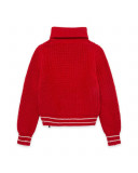 Pull-over en tricot col roulé garçon rouge breakfast time Pull-over en tricot col roulé garçon rouge breakfast time