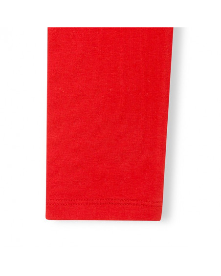 Leggings en jersey coeurs fille rouges superfreaks Leggings en jersey coeurs fille rouges superfreaks