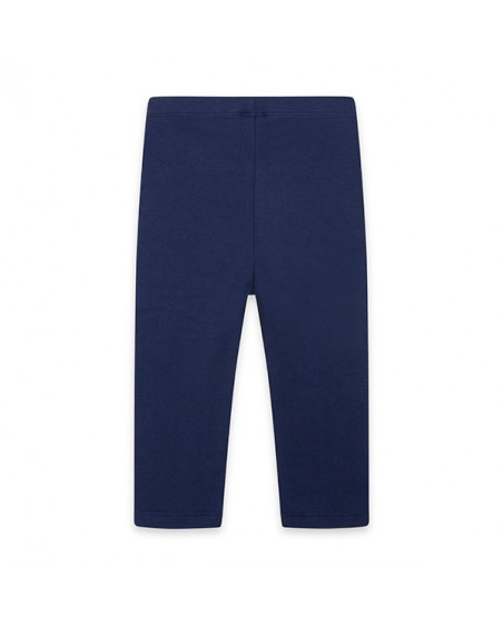 Leggings en jersey visages fille bleus superfreaks