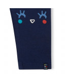 Leggings en jersey visages fille bleus superfreaks Leggings en jersey visages fille bleus superfreaks