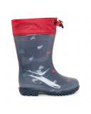 Bottes de pluie coeurs fille bleues breakfast time Bottes de pluie coeurs fille bleues breakfast time