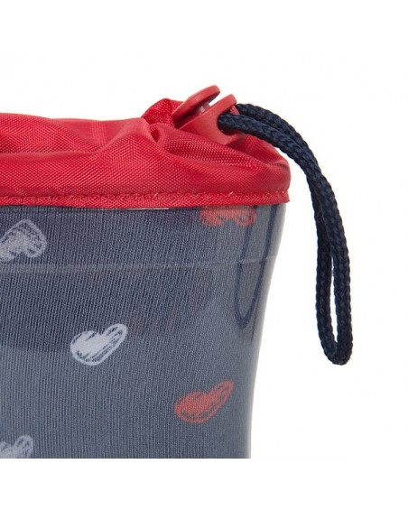 Bottes de pluie coeurs fille bleues breakfast time Bottes de pluie coeurs fille bleues breakfast time