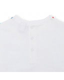 Tee-shirt en jersey coeurs fille blanc superfreaks Tee-shirt en jersey coeurs fille blanc superfreaks