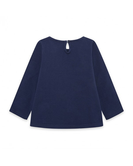 Tee-shirt en jersey étoile fille bleu superfreaks Tee-shirt en jersey étoile fille bleu superfreaks