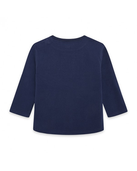 Tee-shirt en jersey petits monstres garçon bleu superfreaks Tee-shirt en jersey petits monstres garçon bleu superfreaks
