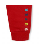 Pantalon en peluche jogging garçon rouge superfreaks Pantalon en peluche jogging garçon rouge superfreaks