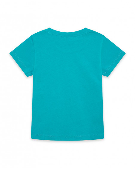 Tee-shirt en jersey poche garçon bleu basicos kids Tee-shirt en jersey poche garçon bleu basicos kids