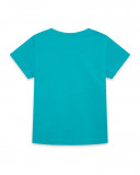 Tee-shirt en jersey poche garçon bleu basicos kids Tee-shirt en jersey poche garçon bleu basicos kids