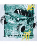 Tee-shirt en jersey avec poches garçon blanche jungle street Tee-shirt en jersey avec poches garçon blanche jungle street