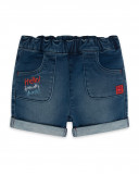 Bermuda en jeans avec poches garçon bleu red submarine Bermuda en jeans avec poches garçon bleu red submarine