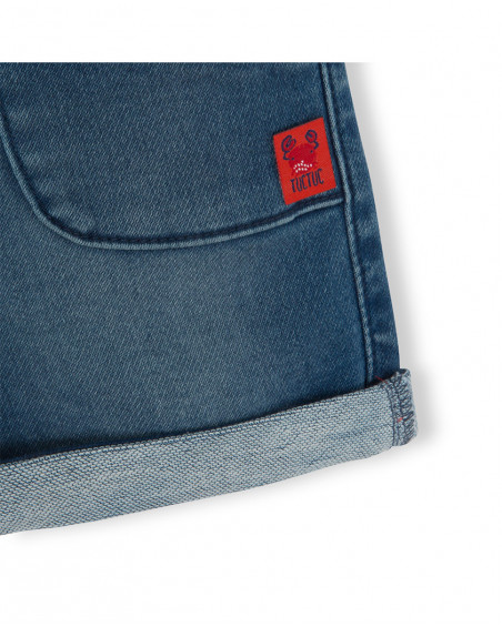 Bermuda en jeans avec poches garçon bleu red submarine Bermuda en jeans avec poches garçon bleu red submarine