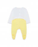 Grenouillère en jersey long avec pieds garçon jaune hi! sunshine Grenouillère en jersey long avec pieds garçon jaune hi! sunshine