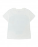 Tee-shirt en jersey imprimée fille beige smile today Tee-shirt en jersey imprimée fille beige smile today