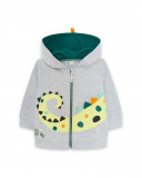 Sweat-shirt capuche en peluche avec fermeture éclair garçon Sweat-shirt capuche en peluche avec fermeture éclair garçon