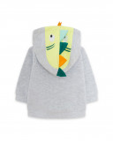 Sweat-shirt capuche en peluche avec fermeture éclair garçon Sweat-shirt capuche en peluche avec fermeture éclair garçon