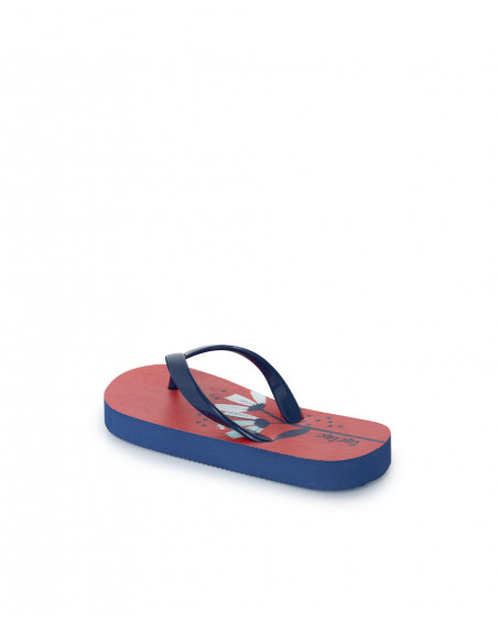 Tongs fleurs fille rouge sea lovers